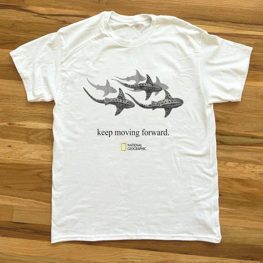Style Keep Moving Forward White Unisex T-Shirt